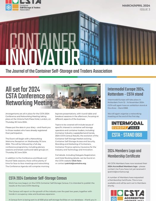 March/April 2024 Edition of Container Innovator now available online